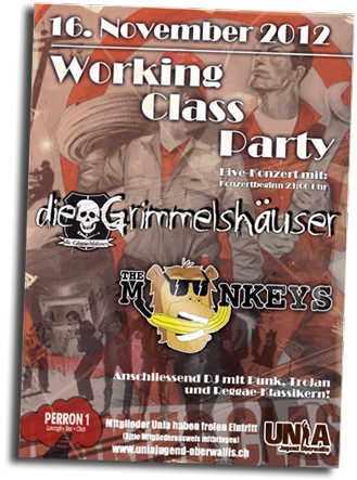 die Grimmelshuser, the monkeys, Uniajugend, Perron1